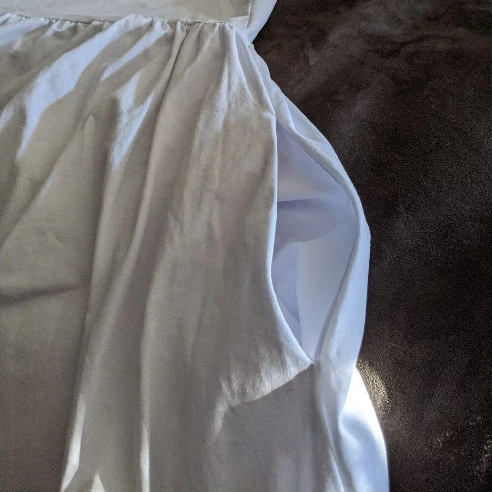 NWOT 3 for $20! White Cotton Halter Empire Dress